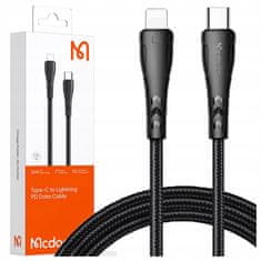 Mcdodo Mcdodo Krátký Usb-C Lightning Rychlonabíjecí Kabel 36W Pro Iphone 20 Cm