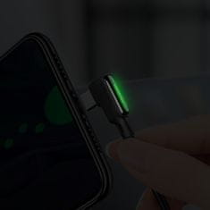 Mcdodo Mcdodo Úhlový Kabel 90° Usb Lightning Obousměrný Pro Iphone 12 13 14 Led 1M