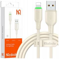 Mcdodo Mcdodo Nabíječka Usb Lightning Rychlonabíjecí Kabel Pro Iphone 1M Ledově Béžový