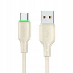 Mcdodo Mcdodo Usb-C Rychlonabíjecí Kabel Pro Samsung Xiaomi Typ C 6A 100W 1M Ledově Béžový