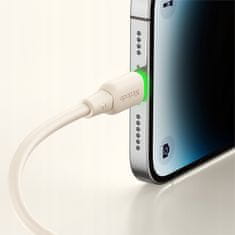 Mcdodo Mcdodo Nabíječka Usb-C Lightning Rychlonabíjecí Kabel Pro Iphone 1M Led Béžová