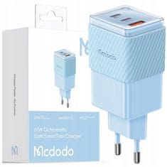 Mcdodo Mcdodo Gan 5 Pro Usb-C Usb-A 67W Rychlá Nabíječka