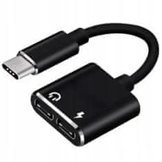 2X USB-C adaptérový adaptérový kabel USB typ C pro Samsung Apple Xiaomi Z Dac