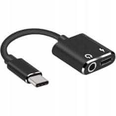 CO2 Adaptér USB-C Mini Jack 3,5 mm adaptér Aux kabel pro Samsung Apple Z Dac