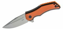 CRKT CR-2372 Fawkes Orange kapesní nůž s asistencí 7 cm, černá, oranžová, G10