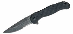 CRKT CR-2267 Taco Viper kapesní nůž s asistencí 10,7 cm, Black Stonewash, černá, GRN