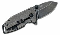 CRKT CR-2485K Squid Compact Black malý kapesní nůž 4,4 cm, Black Stonewash, celoocelový