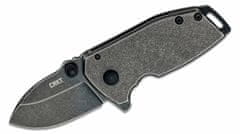 CRKT CR-2485K Squid Compact Black malý kapesní nůž 4,4 cm, Black Stonewash, černá, celoocelový