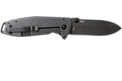 CRKT CR-2495K Squid XM Black kapesní nůž 7,5 cm, Black Stonewash, černá, G10