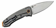 CRKT CR-2522 Tuna Compact Silver kapesní nůž 6,9 cm, Stonewash, černá, G10