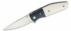 CRKT CR-2867 Curfew White kapesní nůž 7,9 cm, bílá, micarta, hliník 