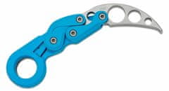 CRKT CR-4041T Provoke Trainer Blue tréninkový kapesní nůž - karambit 6,3 cm, modrá, Grivory