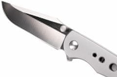 CRKT CR-6135 Oxcart Silver kapesní nůž 7,8 cm, celoocelový