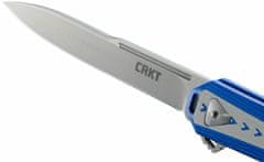 CRKT CR-6710 Stickler Blue kapesní nůž 8,6 cm, modrá, stříbrná, hliník