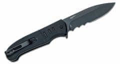 CRKT CR-6885 Ignitor Assisted Black kapesní nůž 8,8 cm, celočerná, G10