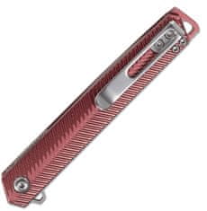 CRKT CR-K820BXP Stylus Maroon kapesní nůž 8,7 cm, vínová červená, hliník