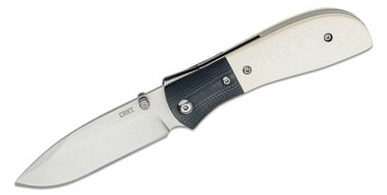 CRKT CR-M4-02M M4-02M White kapesní nůž 8,3 cm, bílá, černá G10, pryskyřice