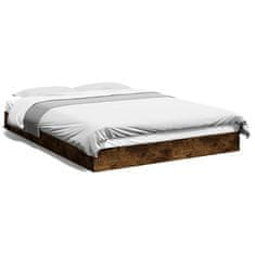 shumee Rám postele kouřový dub 120 x 200 cm kompozitní dřevo