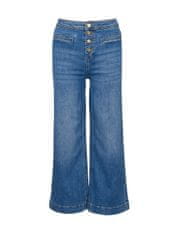 Orsay Modré dámské široké džíny 38