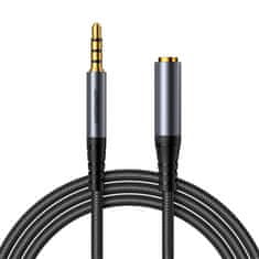 Joyroom JoyRoom Prodlužovací 3.5mm Jack AUX Kabel - Černá KP31246