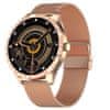 SmartWatch QS9L, rose gold/kovové