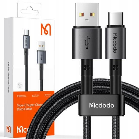 Mcdodo Kabel Usb-C, Prism, Výkonný, Rychlý, 100W 1,8M, Mcdodo