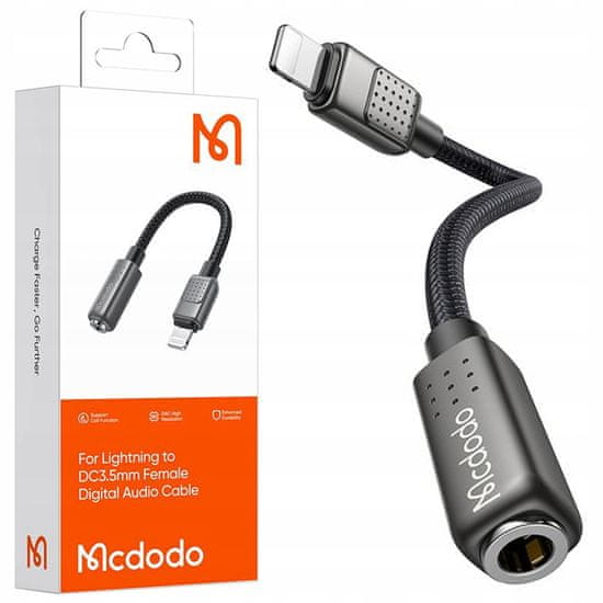Mcdodo Mcdodo Adaptér Lightning Mini Jack 3,5Mm Kabel Pro Iphone 13 14