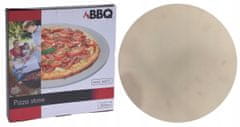 Koopman Kámen na pečení pizzy Cream 33 cm 600 stupňů