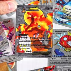 Korbi Kolekční karty Pokémon, 55 kusů, stříbrné