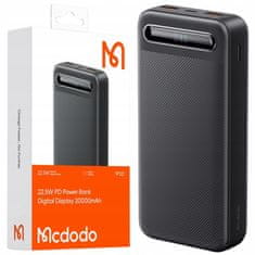 Mcdodo Mcdodo Powerbank 20000Mah S Displejem 3X Usb Usb-C 22,5W + Usb-C Kabel