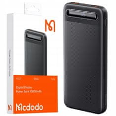 Mcdodo Mcdodo Powerbank 10000Mah S Displejem 2X Usb Usb-C 2A 10W + Usb-C Kabel