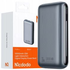 Mcdodo Mcdodo Powerbank 10000Mah S Displejem 2X Usb Usb-C 33W + Usb-C Pd Kabel