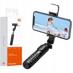 Mcdodo SELFIE TYČ PRO TELEFON MCDODO TRIPOD BLUETOOTH STATIV SS-1781 ČERNÁ