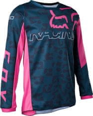 Fox Racing Dětský dres Fox Yth Girls Skew 180 Jersey Dark Indigo vel.: YXL