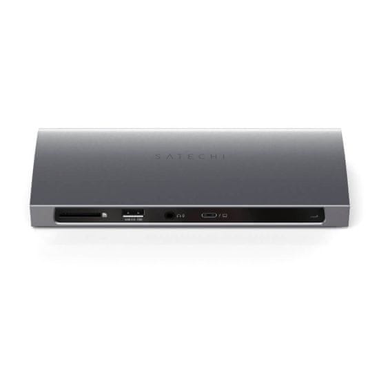 Satechi Thunderbolt 4 Dock 11 v 1 Host Port, 3 Thunderbolt 4 Downstream Ports, 3 USB-A 3.2 Ports, USB-A 2.0 Port, SD Card Reader, GbE, Audio Jack Kompatibilní s MacBook M2 a M1