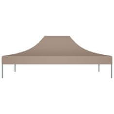 Vidaxl Střecha k party stanu 4 x 3 m taupe 270 g/m²