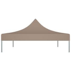 Vidaxl Střecha k party stanu 4,5 x 3 m taupe 270 g/m²