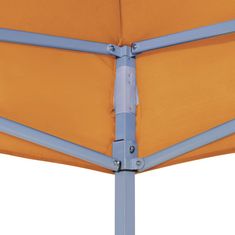 Vidaxl Střecha k party stanu 3 x 3 m oranžová 270 g/m²