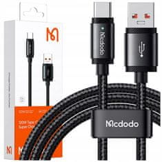 Mcdodo Mcdodo Usb-C Rychlonabíjecí Kabel Pro Samsung Xiaomi Typ C 6A 120W 2M Led