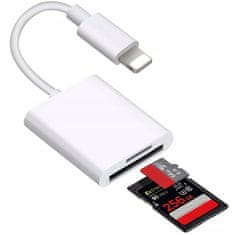 CO2 CO2 ČTEČKA KARET PRO IPHONE LIGHTNING ADAPTÉR MICRO SD/TF NA 256GB