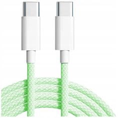 CO2 Co2 Nabíječka Usb-C Rychlonabíjecí Kabel Usb Typu C Pro Iphone 15 1M Zelený