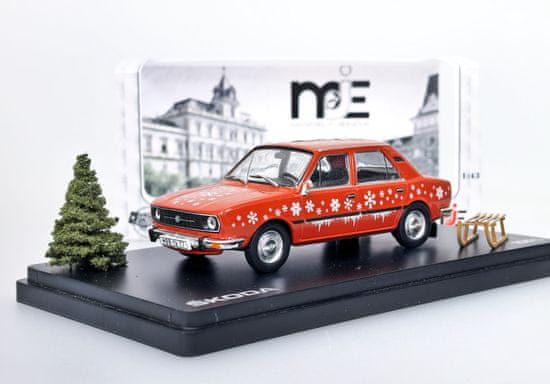 Modely Jenda Modely Jenda Škoda 105 L Vánoční Edice - Červená - MJ 1:43