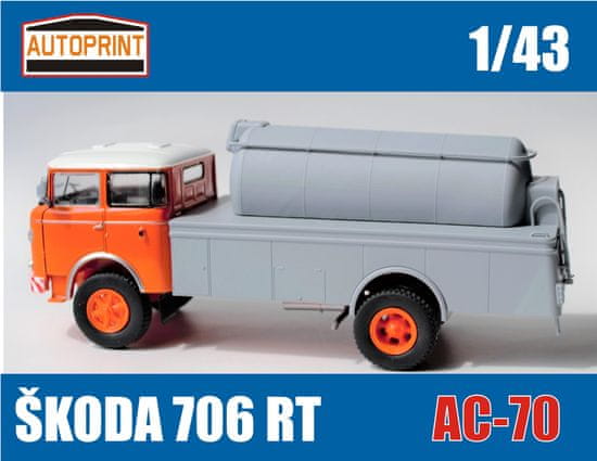 AUTOPRINT AUTOPRINT Konverzní set ŠKODA 706 RT AC-70 AUTOPRINT 1:43