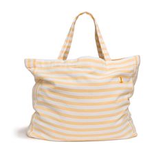 Möve Set plážové tašky a deky z kolekce BEACH, bílo-žlutá
