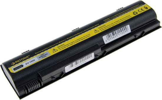 PATONA baterie pro ntb HP COMPAQ DV1000 4400mAh Li-Ion 10,8V