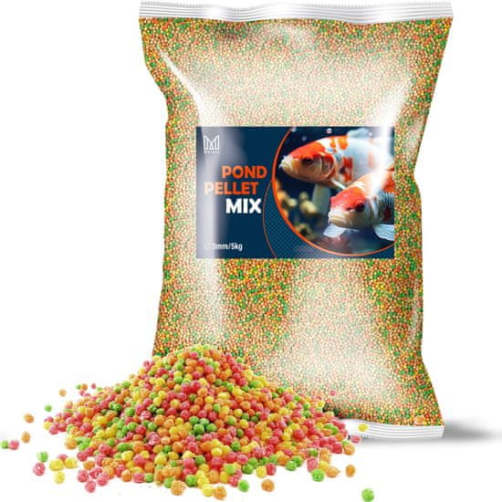 Mersjo Zahradní krmivo pro koi kapry Mersjo Pond pelety MIX 5kg 3mm