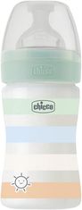 Chicco Láhev kojenecká Well-being silikon 150 ml kluk