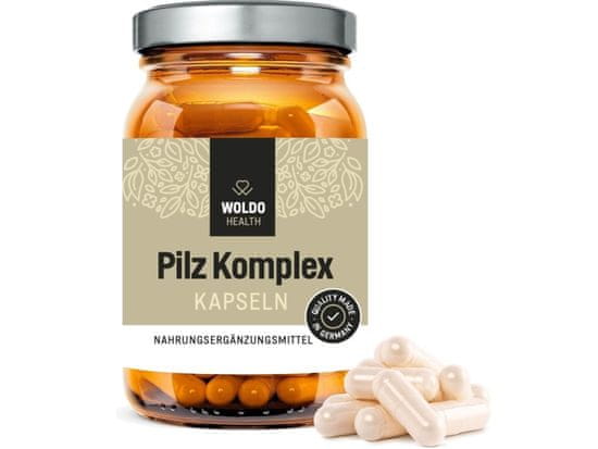 WoldoHealth® Komplex vitálních hub 120 kapslí