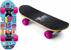 ATAN Dětský skateboard Trolové 43 cm KOBH1674