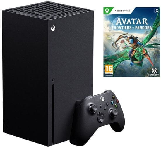 Microsoft Xbox Series X, 1TB, černá + Avatar: Frontiers of Pandora